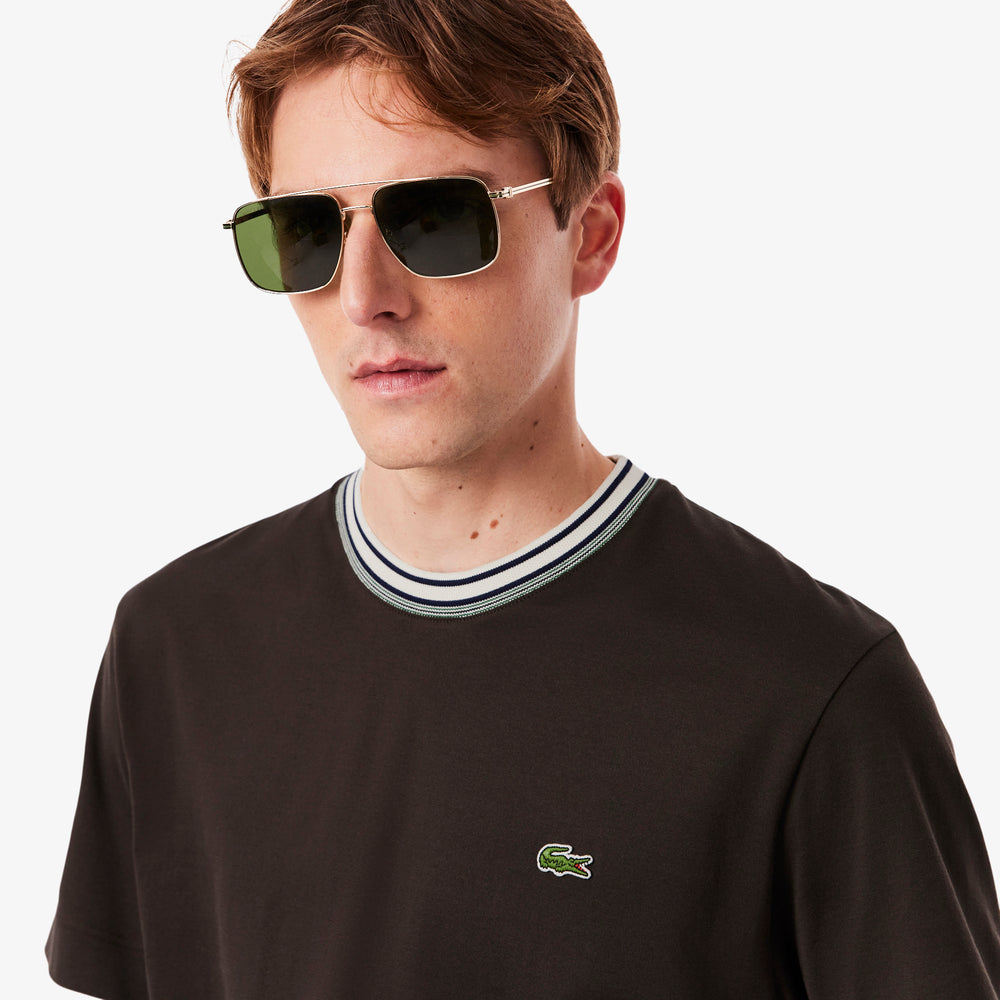 French Made Stripe Neck T-shirt