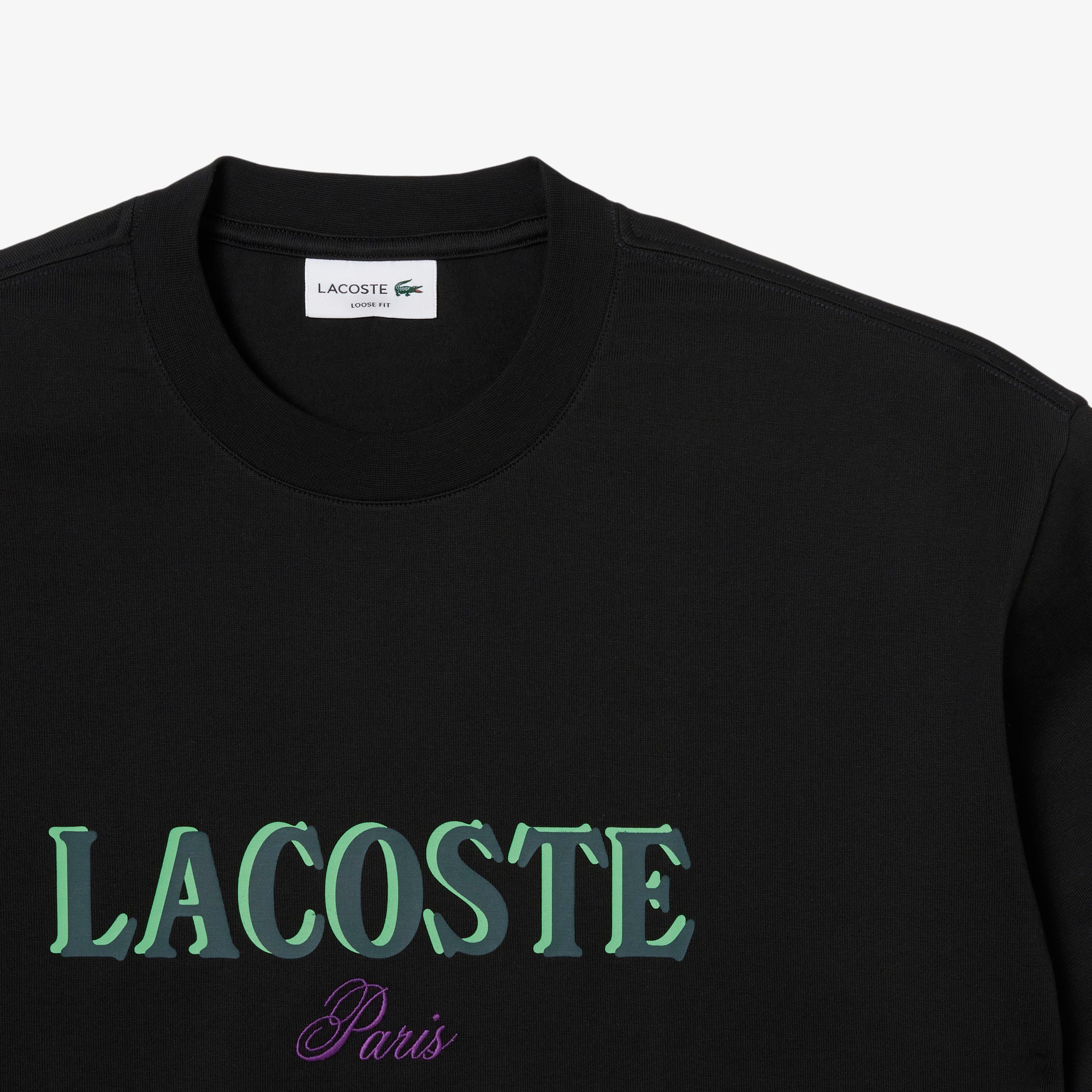 Loose fit Printed Jersey T-shirt – Lacoste ZA