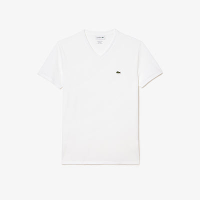 Lightweight Cotton Pima V Neck T-shirt