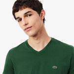 Lightweight Cotton Pima V Neck T-shirt