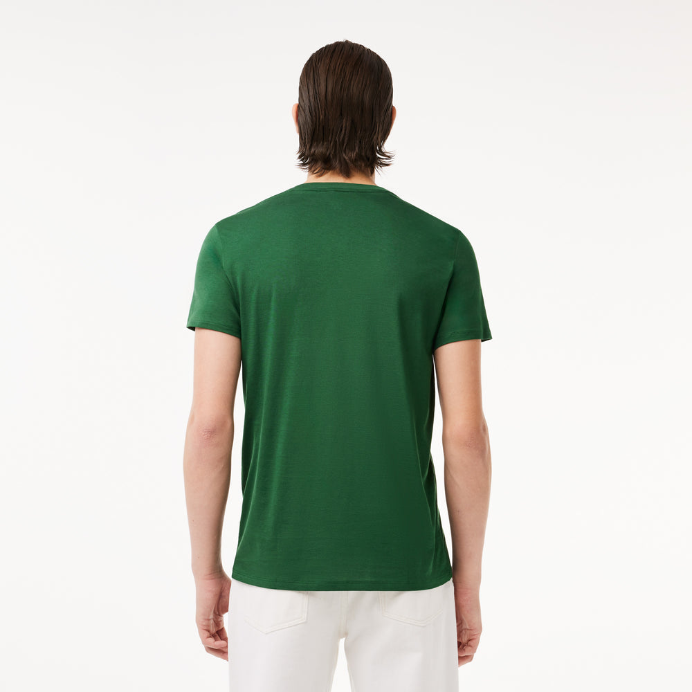 Lightweight Cotton Pima V Neck T-shirt