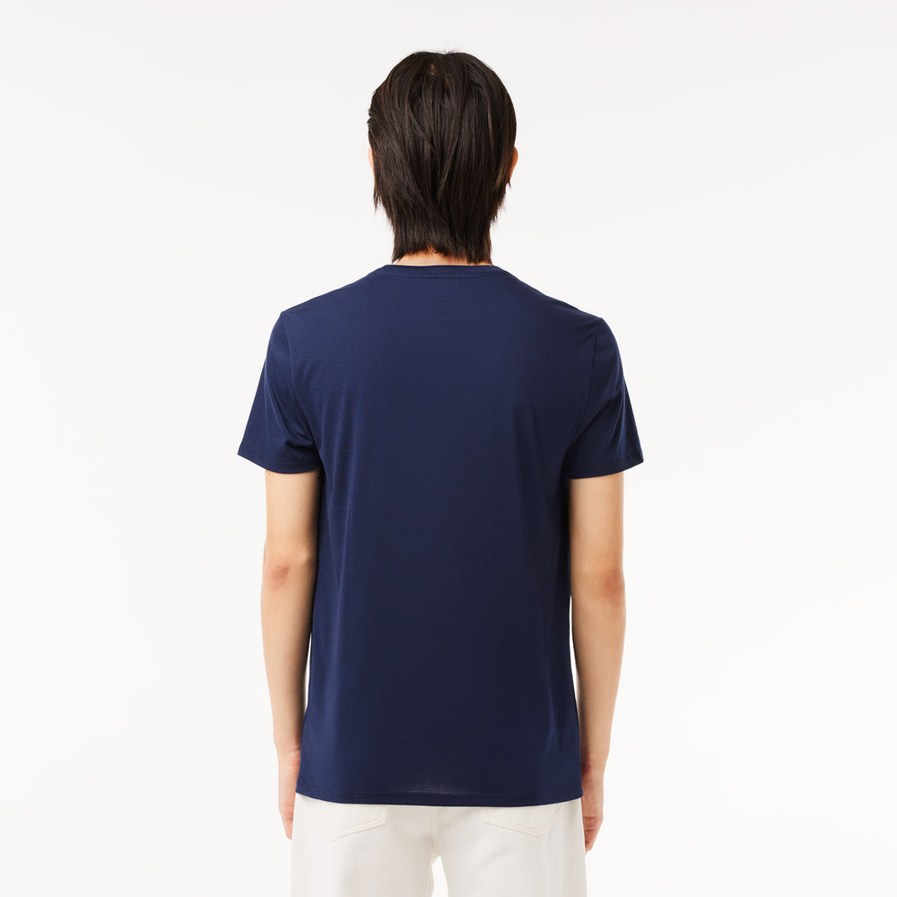 Lightweight Cotton Pima V Neck T-shirt