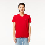 Lightweight Cotton Pima V Neck T-shirt