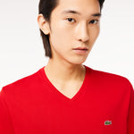 Lightweight Cotton Pima V Neck T-shirt