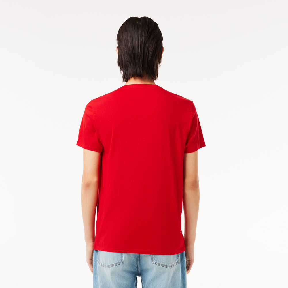 Lightweight Cotton Pima V Neck T-shirt