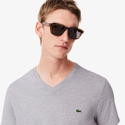 Lightweight Cotton Pima V Neck T-shirt