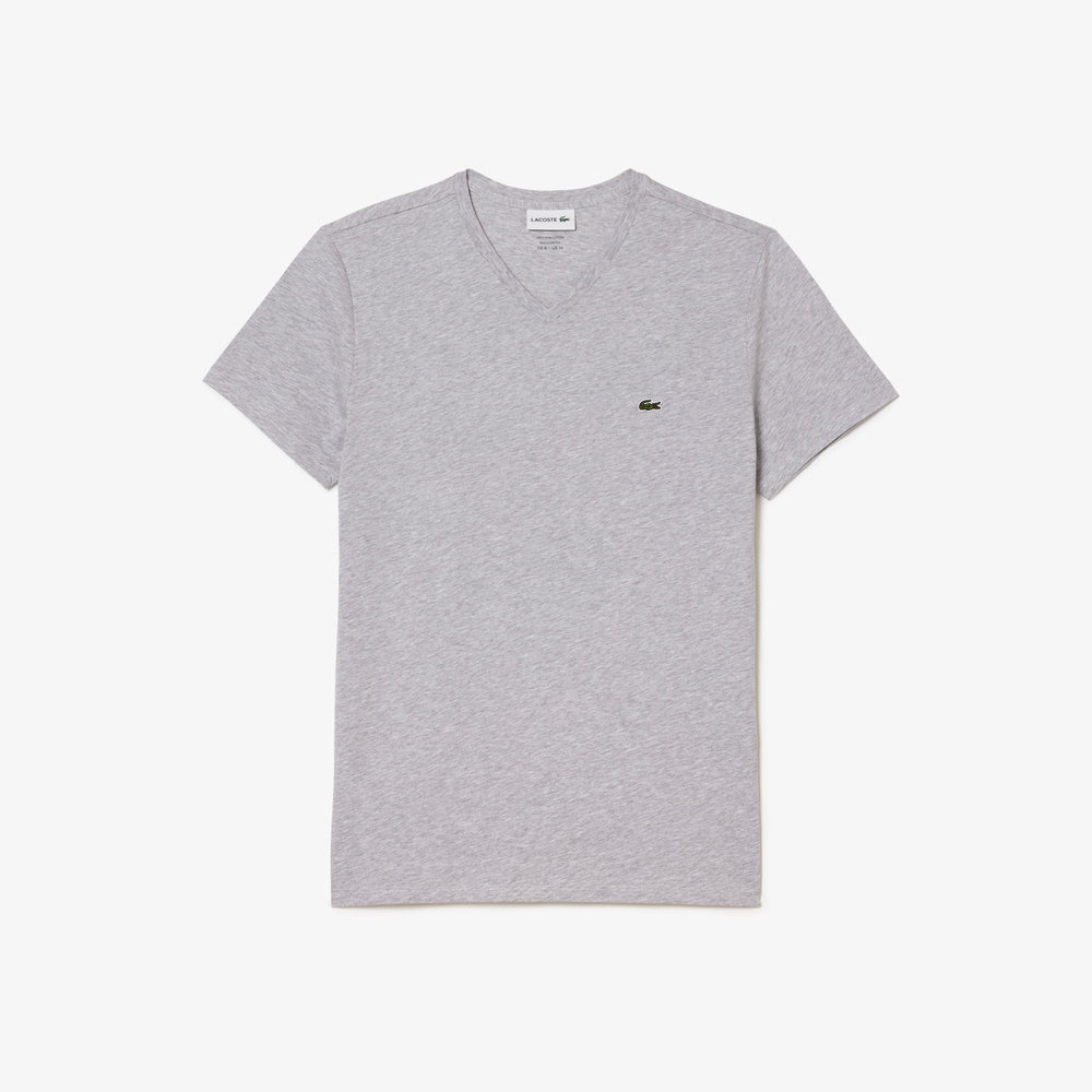 Lightweight Cotton Pima V Neck T-shirt