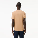 Stretch Piqué Stripe Collar T-shirt