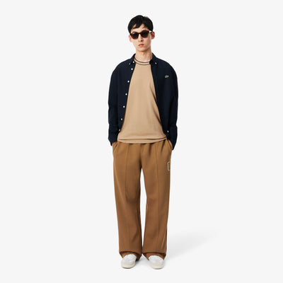 Stretch Piqué Stripe Collar T-shirt