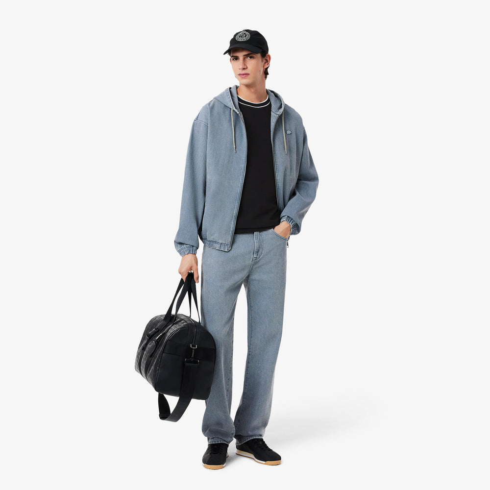 Stretch Piqué Stripe Collar T-shirt