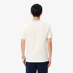 Stretch Piqué Stripe Collar T-shirt