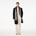 Stretch Piqué Stripe Collar T-shirt