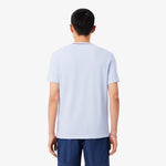 Stretch Piqué Stripe Collar T-shirt