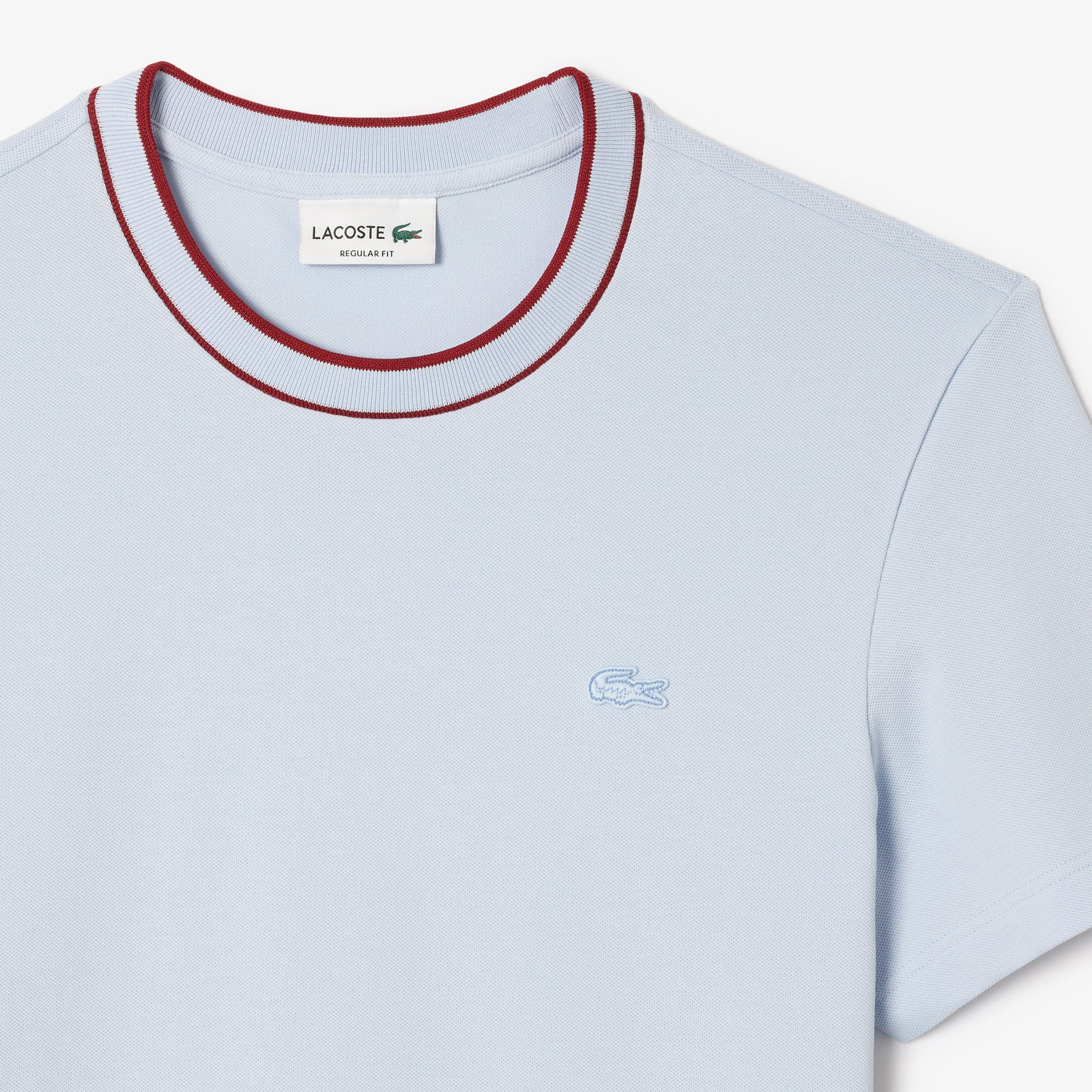 Stretch Piqué Stripe Collar T-shirt – Lacoste ZA