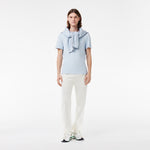 Stretch Piqué Stripe Collar T-shirt