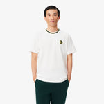 French Made Badge Accent Striped T-shirt