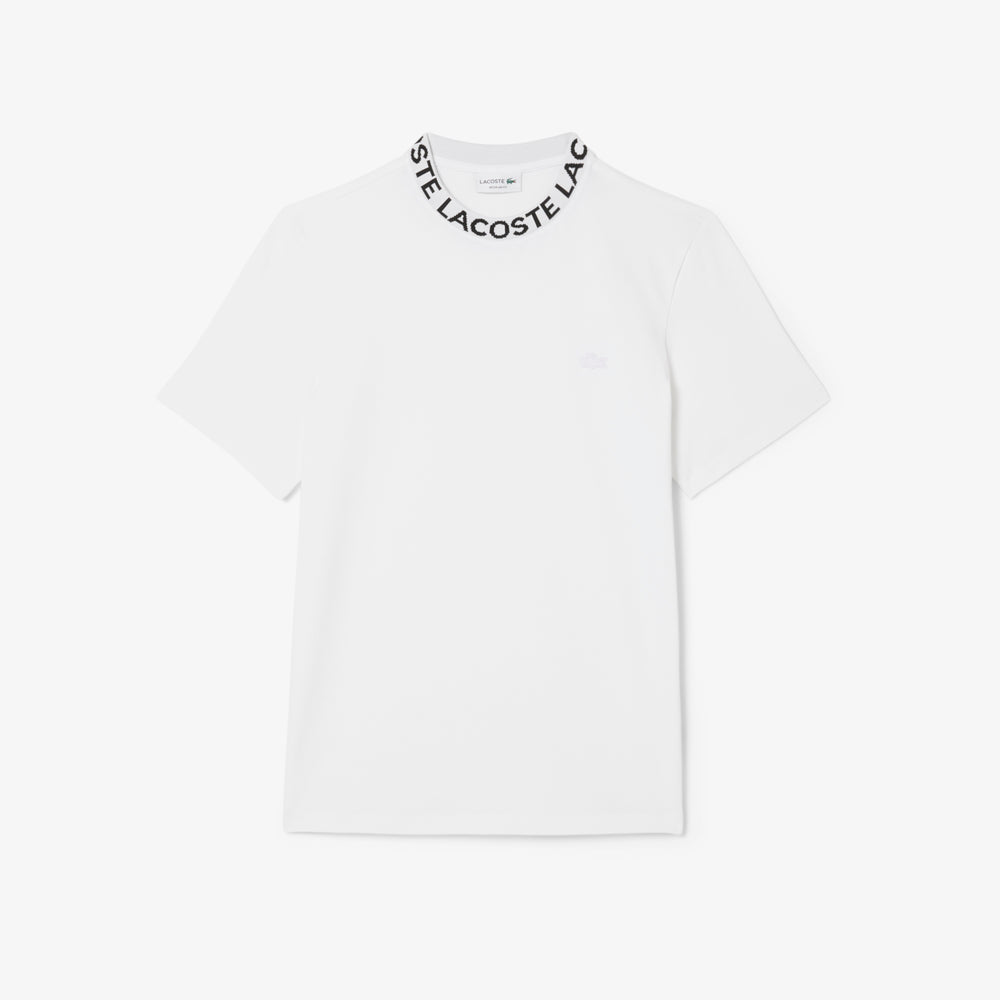 Jacquard Branded Piqué T-shirt