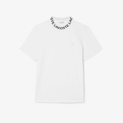 Jacquard Branded Piqué T-shirt