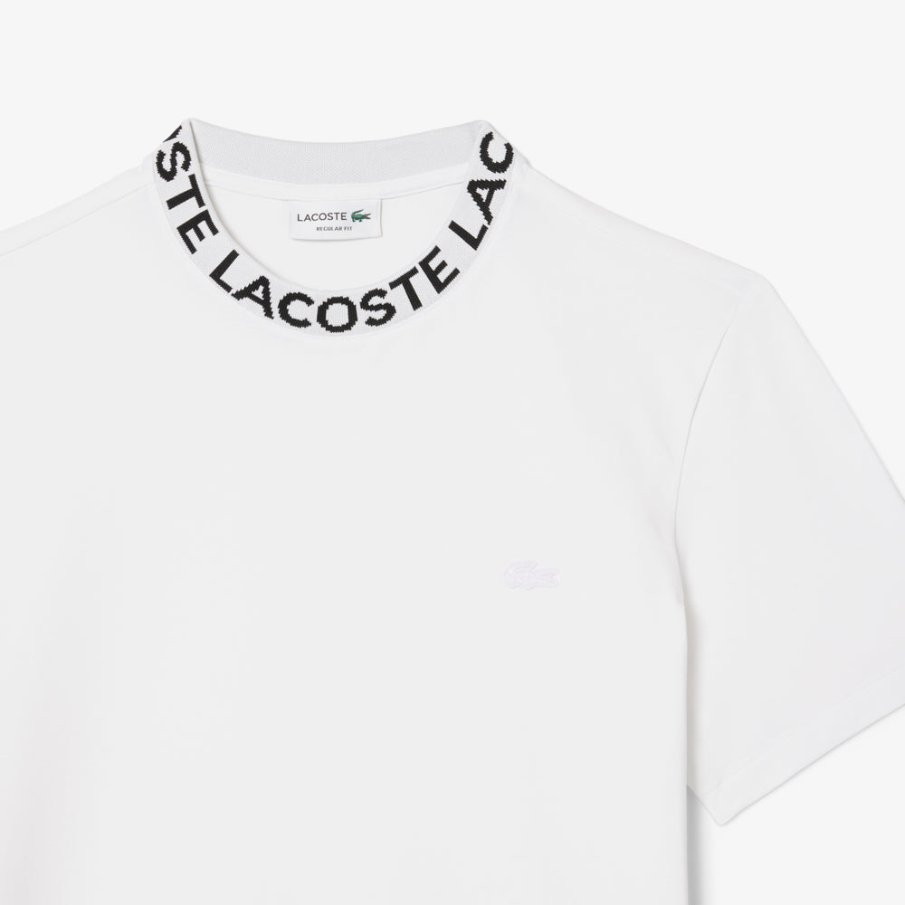 Jacquard Branded Piqué T-shirt