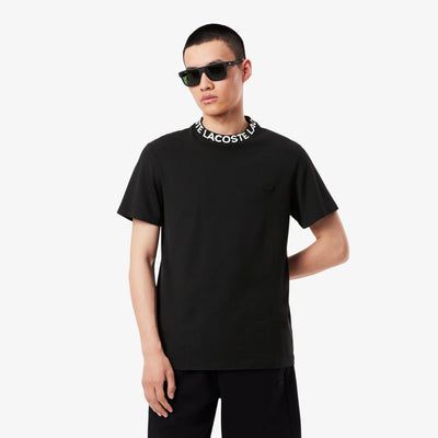 Jacquard Branded Piqué T-shirt