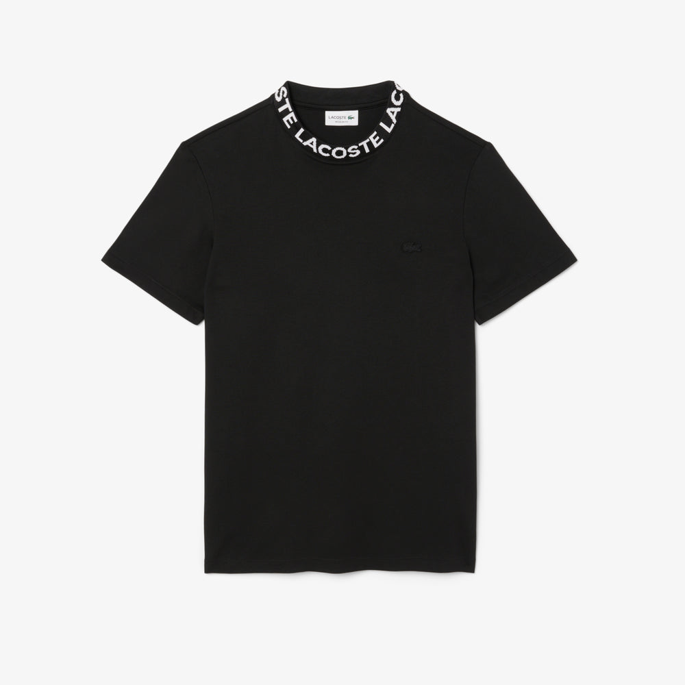 Jacquard Branded Piqué T-shirt