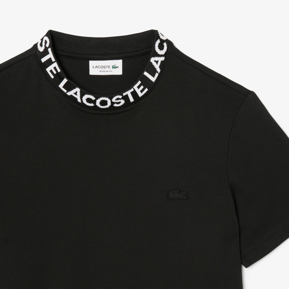 Jacquard Branded Piqué T-shirt