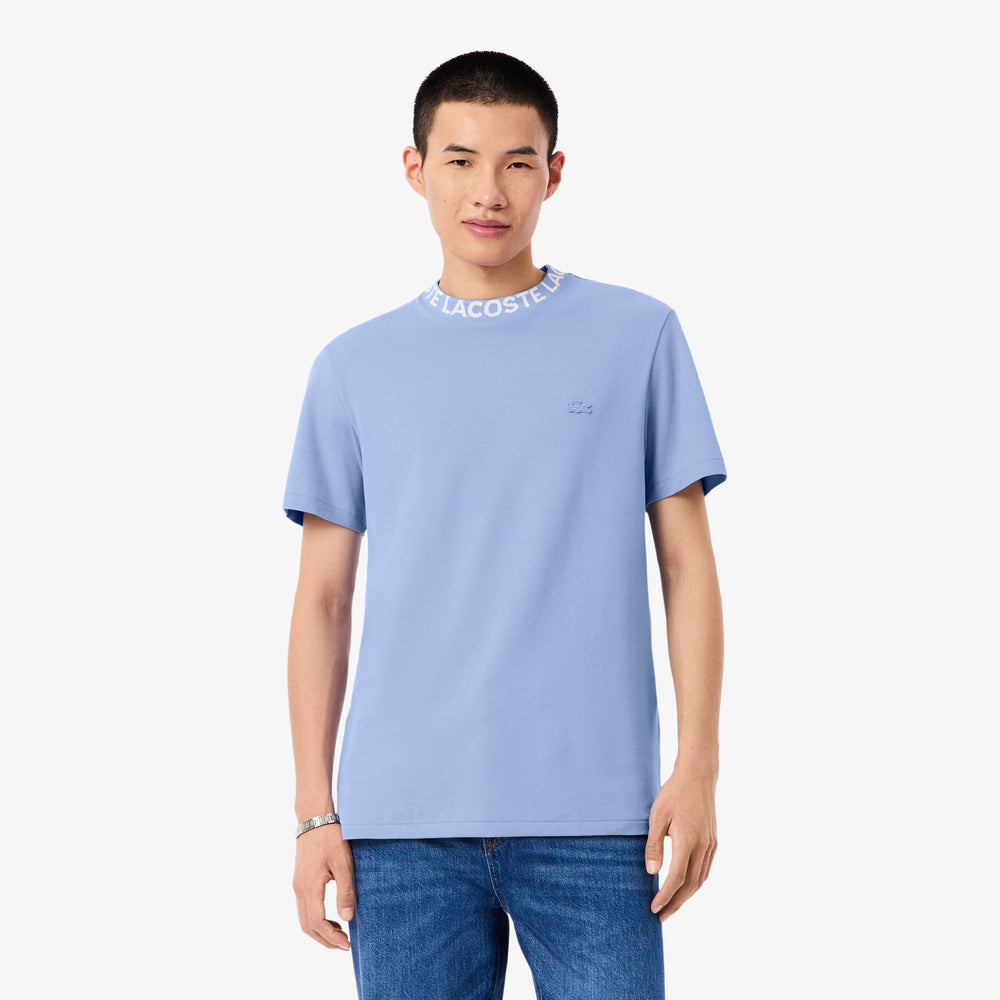 Jacquard Branded Piqué T-shirt