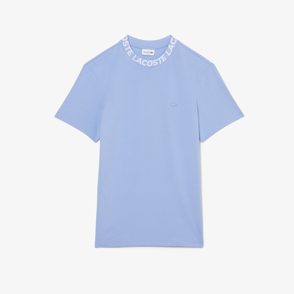 Jacquard Branded Piqué T-shirt