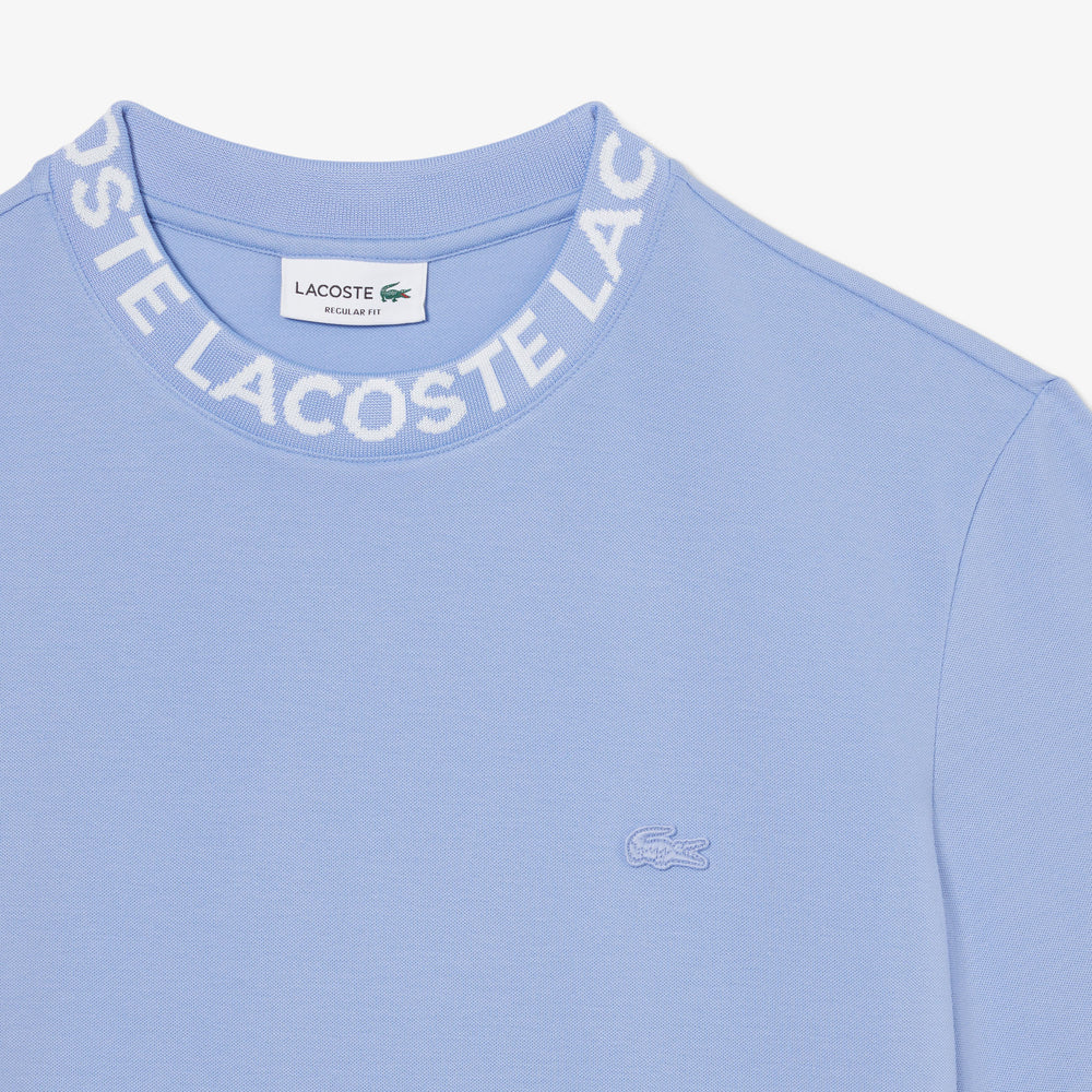 Jacquard Branded Piqué T-shirt