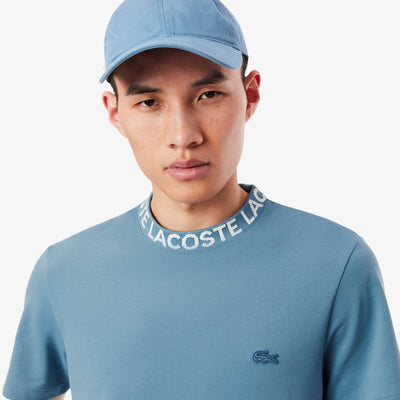Jacquard Branded Piqué T-shirt