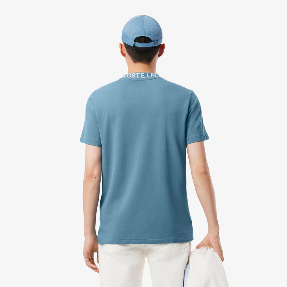 Jacquard Branded Piqué T-shirt