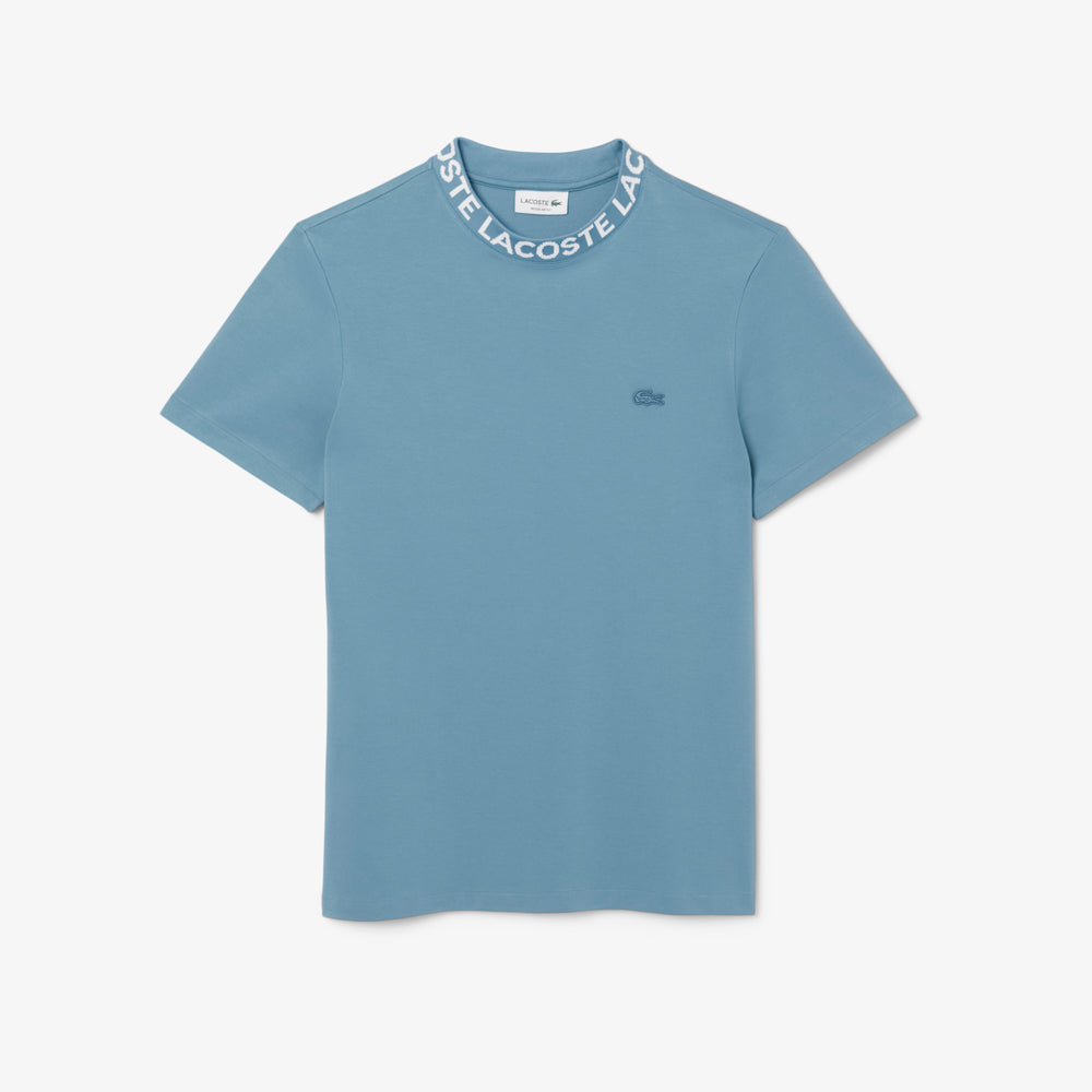 Jacquard Branded Piqué T-shirt
