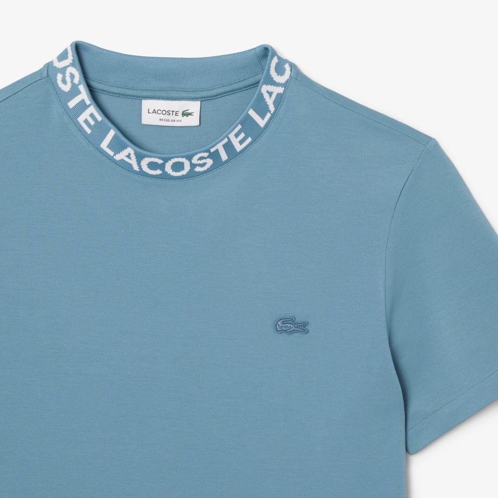 Jacquard Branded Piqué T-shirt