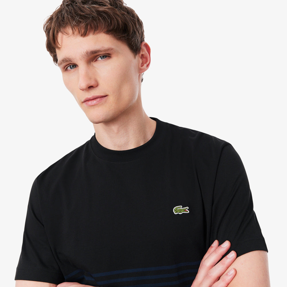 Striped Jersey Colour-block T-shirt