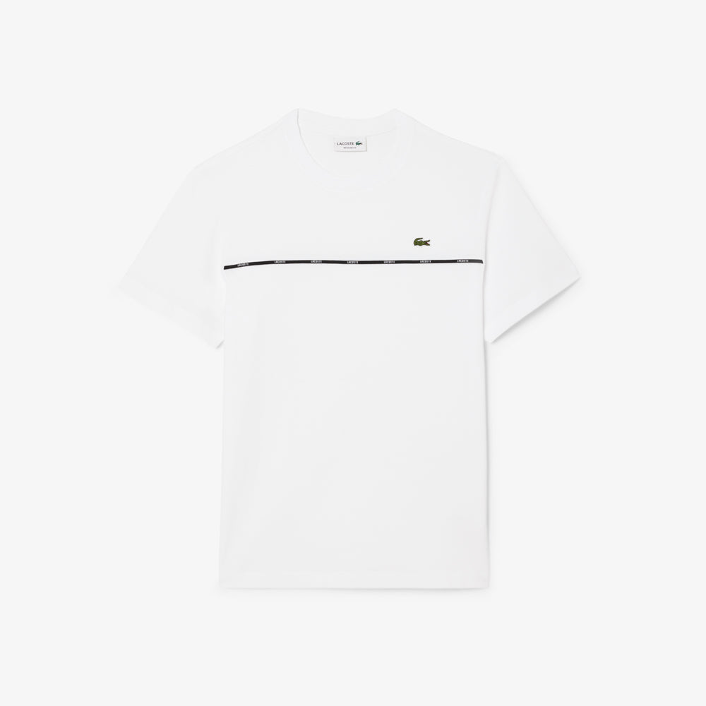 Lacoste Trim Cotton Jersey T-shirt