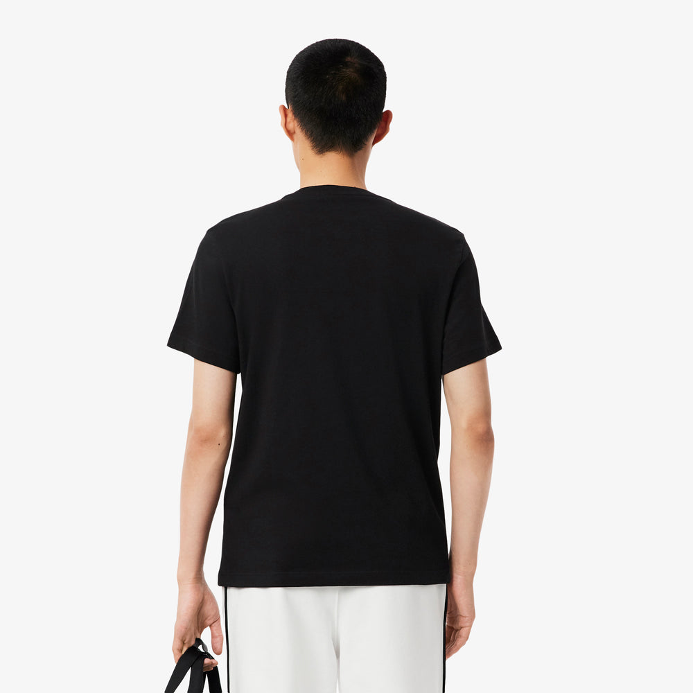 Lacoste Trim Cotton Jersey T-shirt