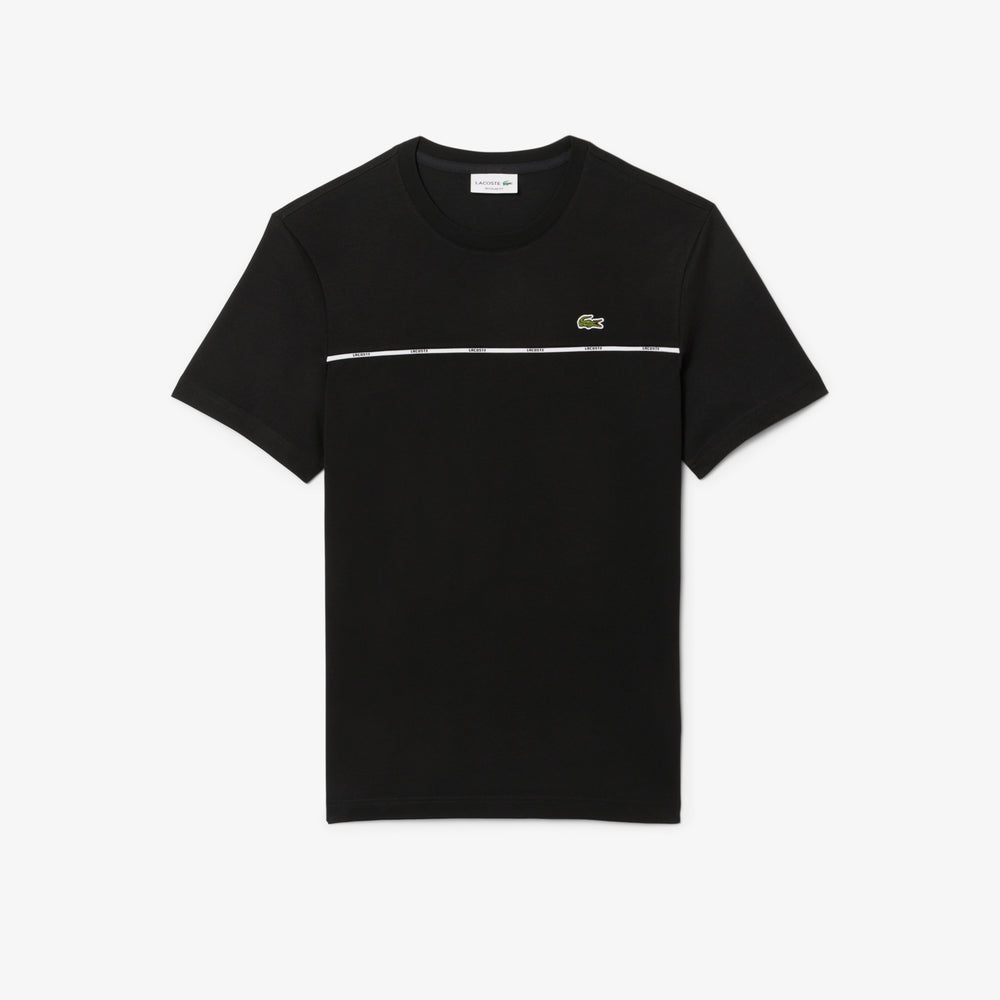 Lacoste Trim Cotton Jersey T-shirt