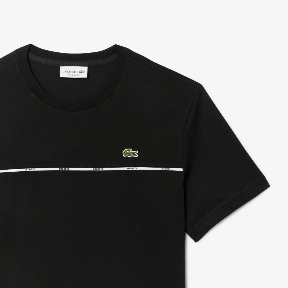 Lacoste Trim Cotton Jersey T-shirt