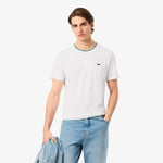 Regular Fit Ribbed Collar Cotton T-Shirt