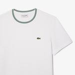 Regular Fit Ribbed Collar Cotton T-Shirt