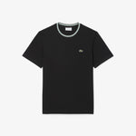 Regular Fit Ribbed Collar Cotton T-Shirt