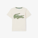 Crocodile Print Cotton T-shirt