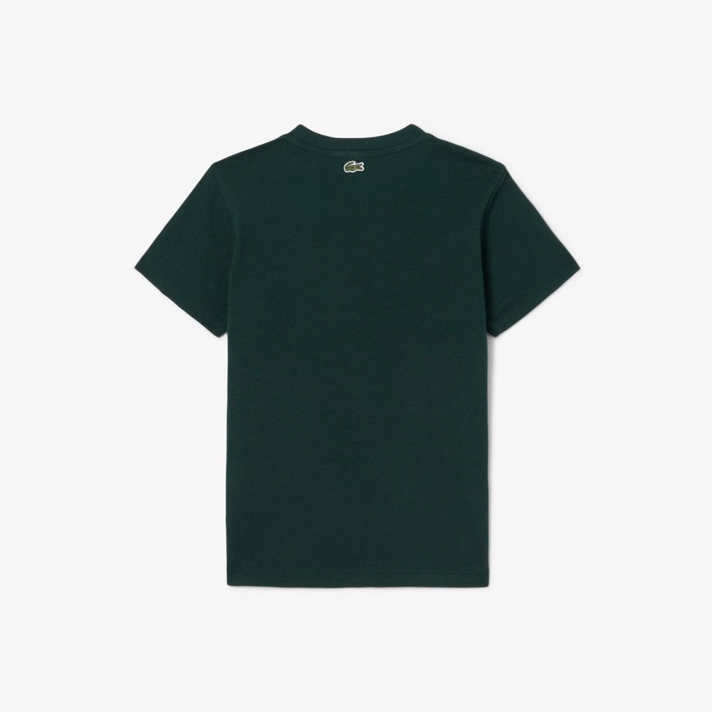 Crocodile Print Cotton T-shirt