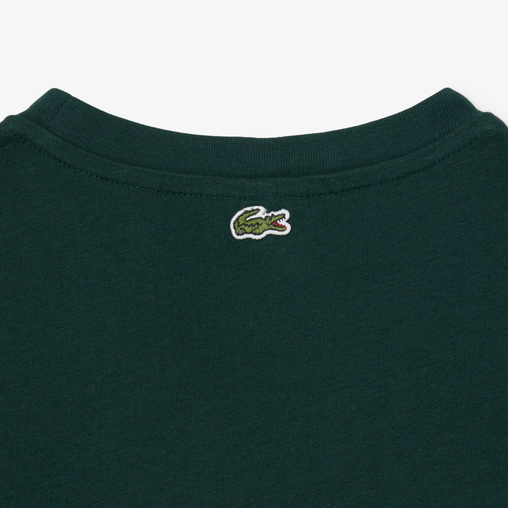 Crocodile Print Cotton T-shirt