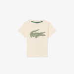 Crocodile Print Cotton T-shirt