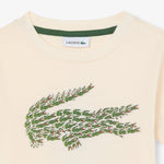 Crocodile Print Cotton T-shirt