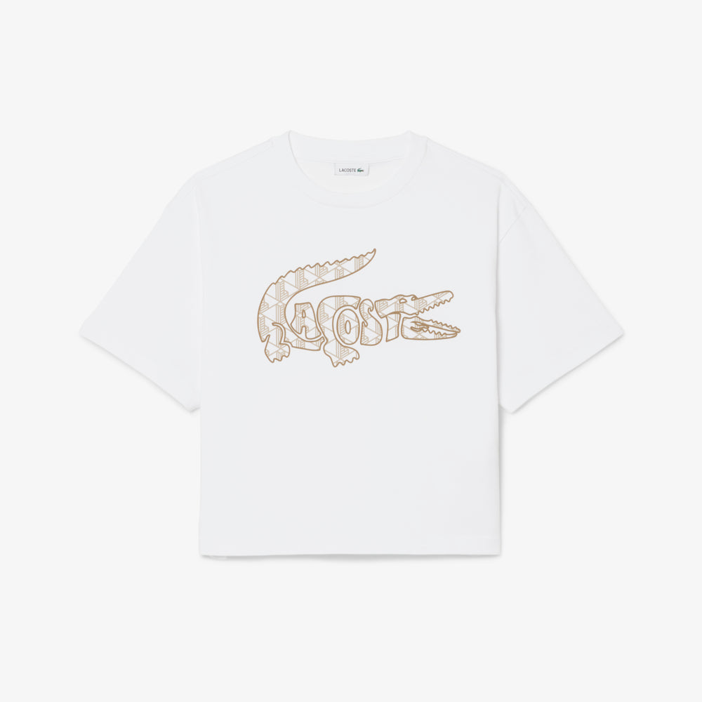 Monogram Print Cotton T-shirt