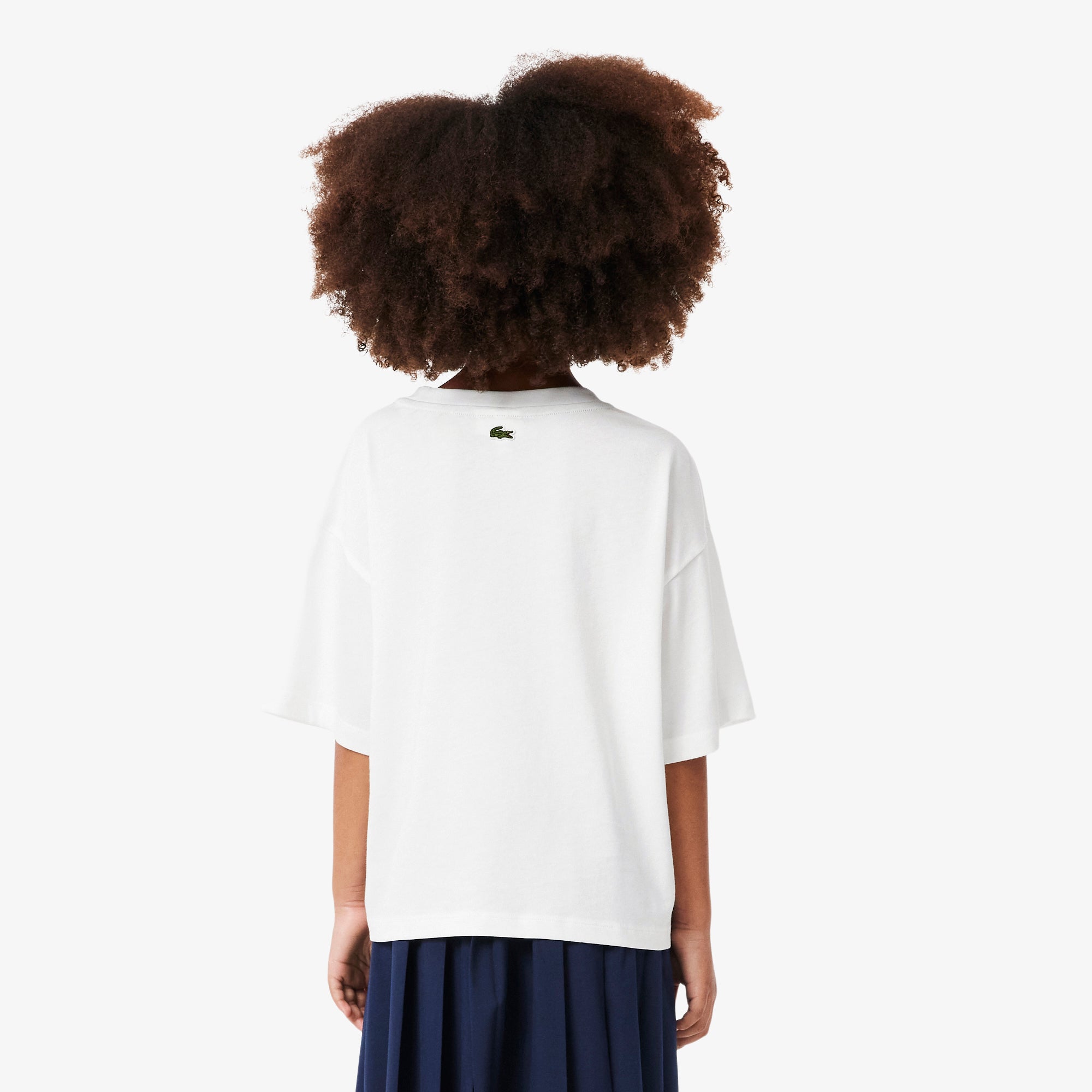 Oversized Printed Cotton T-shirt – Lacoste ZA