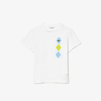 Argyle Print T-shirt