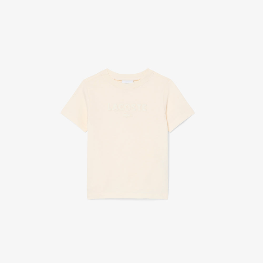 Textured Lacoste Cotton T-shirt